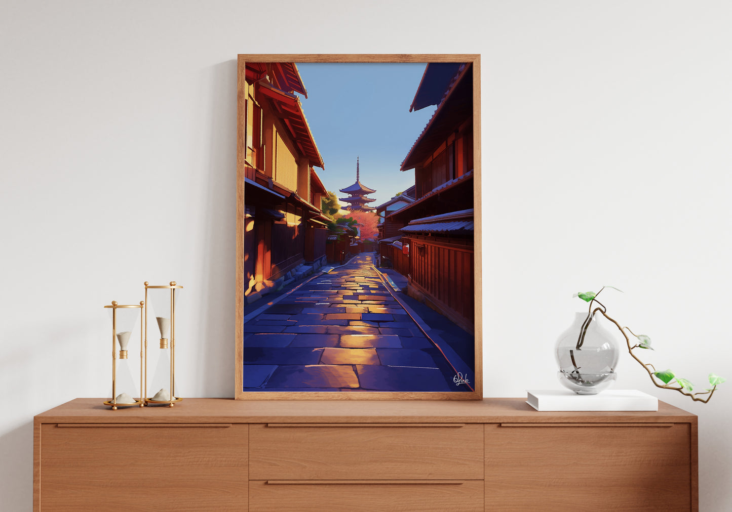 Sunset Over Kyoto’s Soul Posters