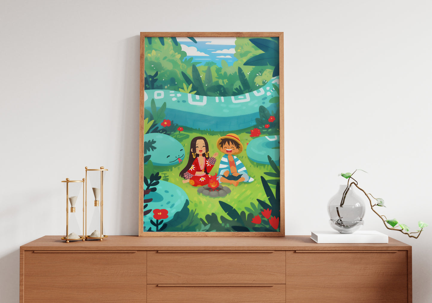 Luffy & Boa’s Chill Chat Posters