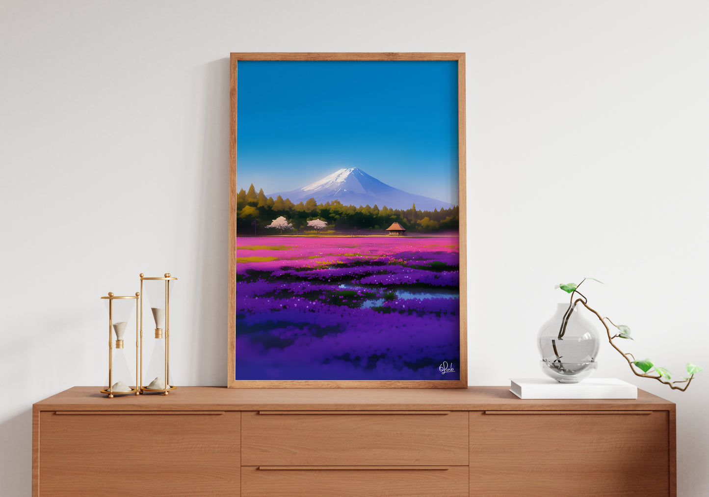 Mt.Fuji Lavender Dreams Posters