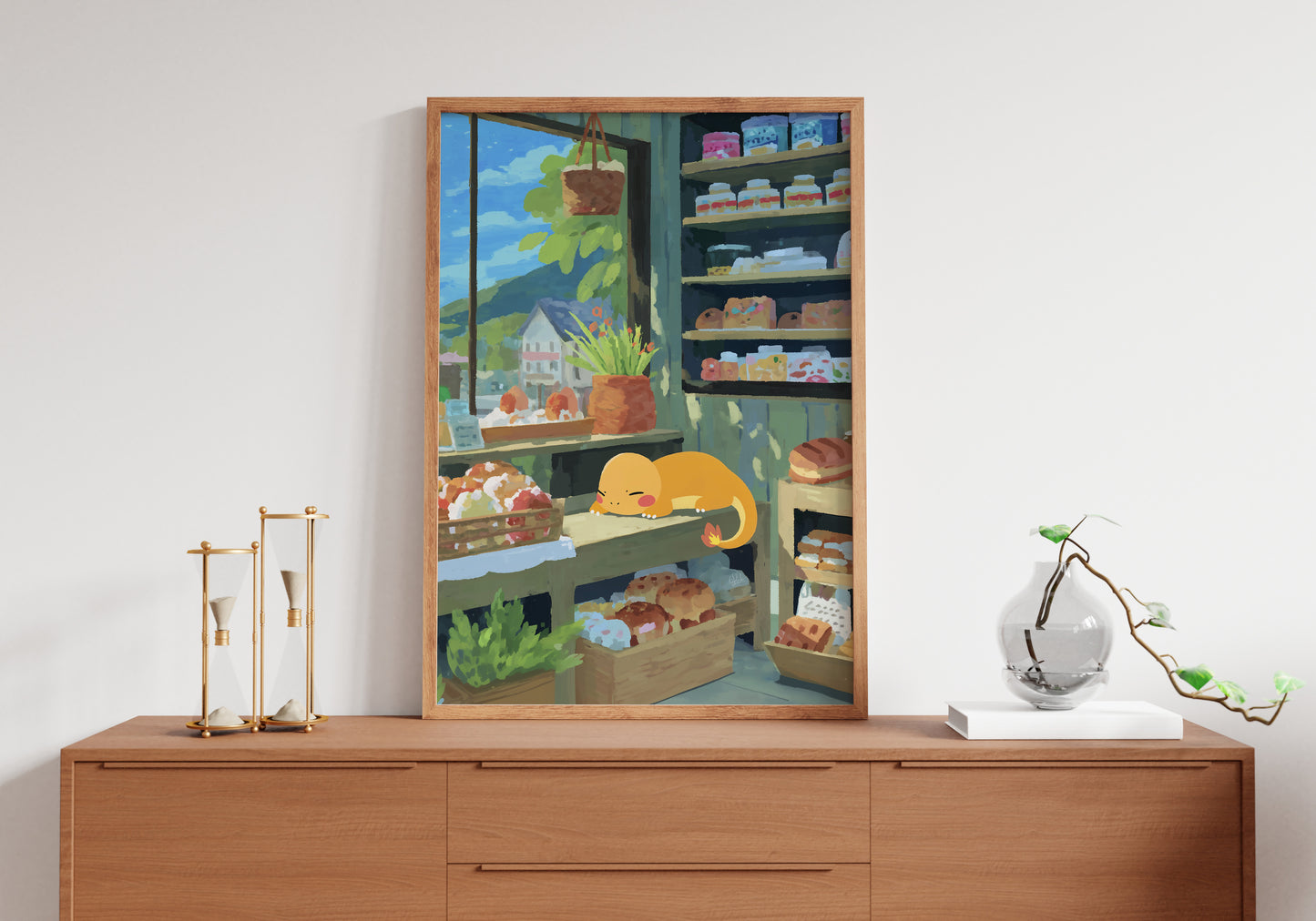 A Rest for the Baker's Charmander Posters
