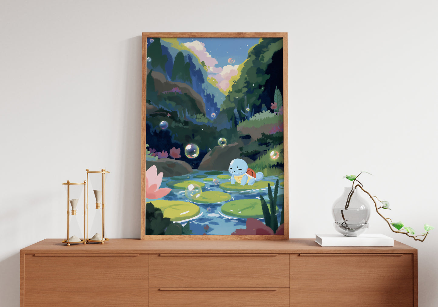 Squirtle's Floating Rest Stop Posters