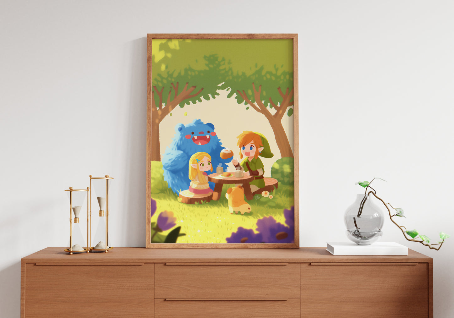Zelda & Link’s Joyful Picnic Posters