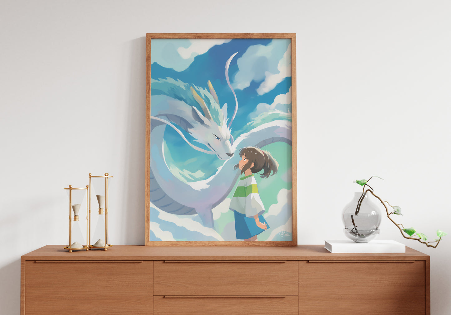 Chihiro & Haku Poster Spirited Away