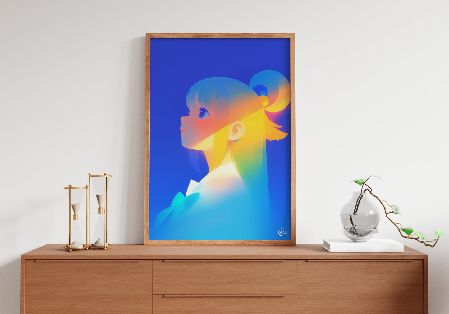 Aqua’s Divine Moment in KonoSuba Posters