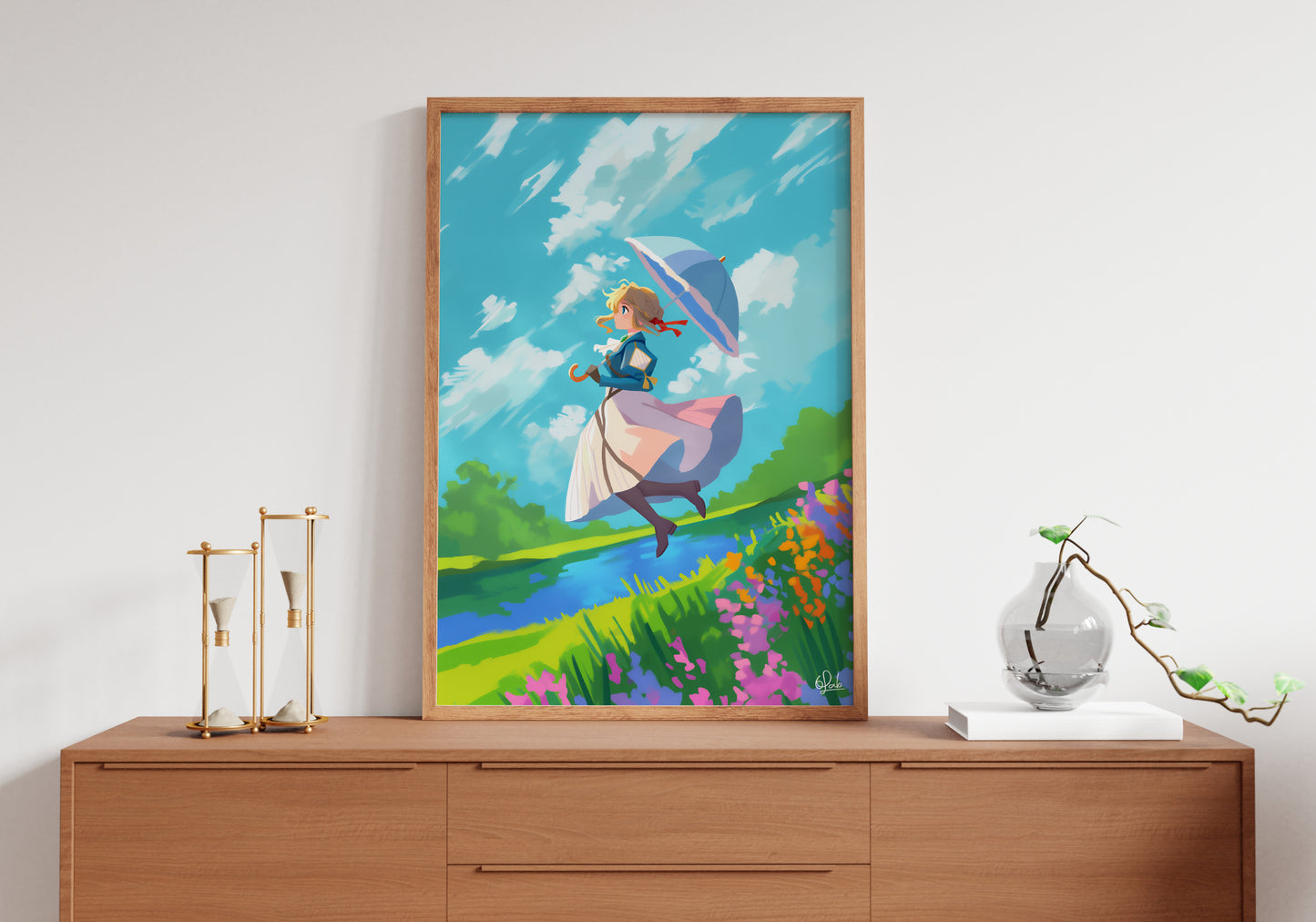 Violet's Lake Scene Posters
