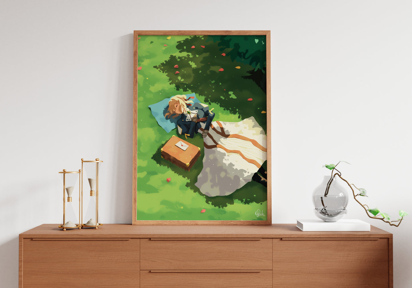 Violet in a Garden, Violet Evergarden Poster