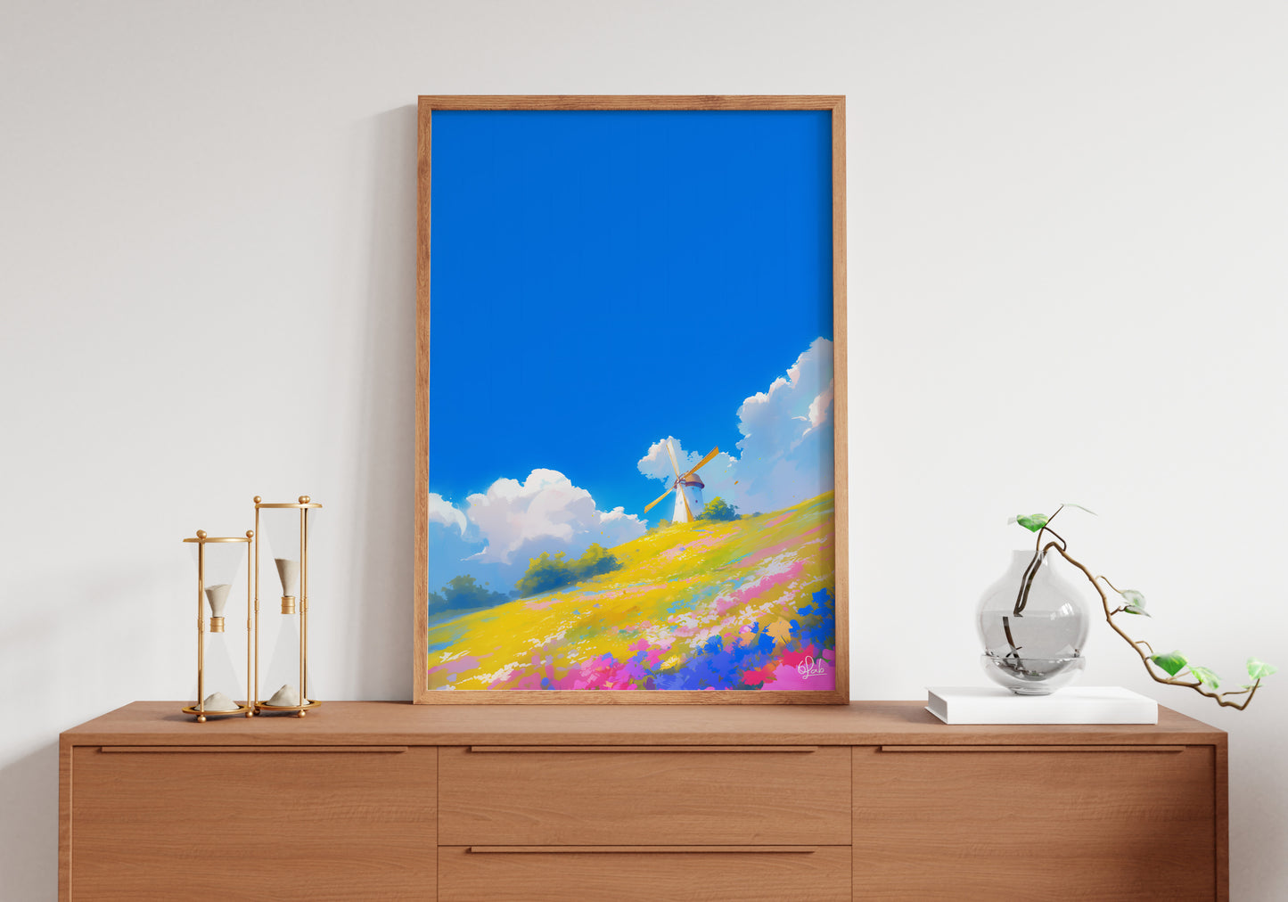 Windmill in the Breeze Posters