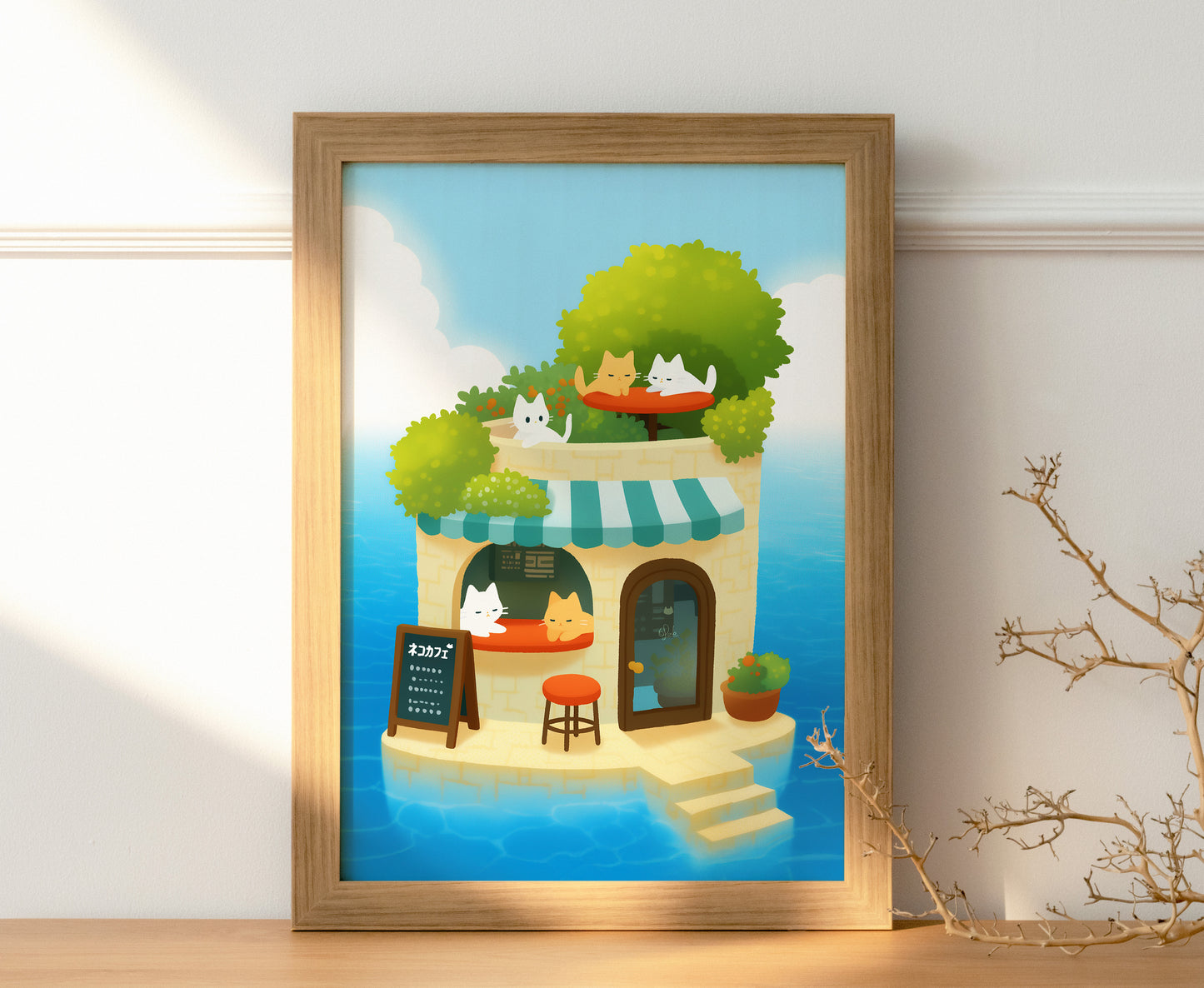 Meow Cafe Island Poster