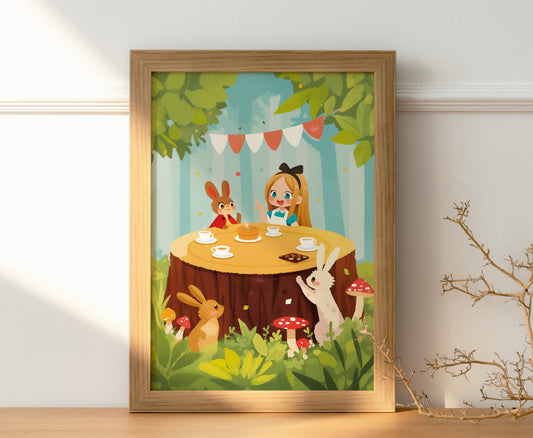 Alice’s Magical Tea Break Poster