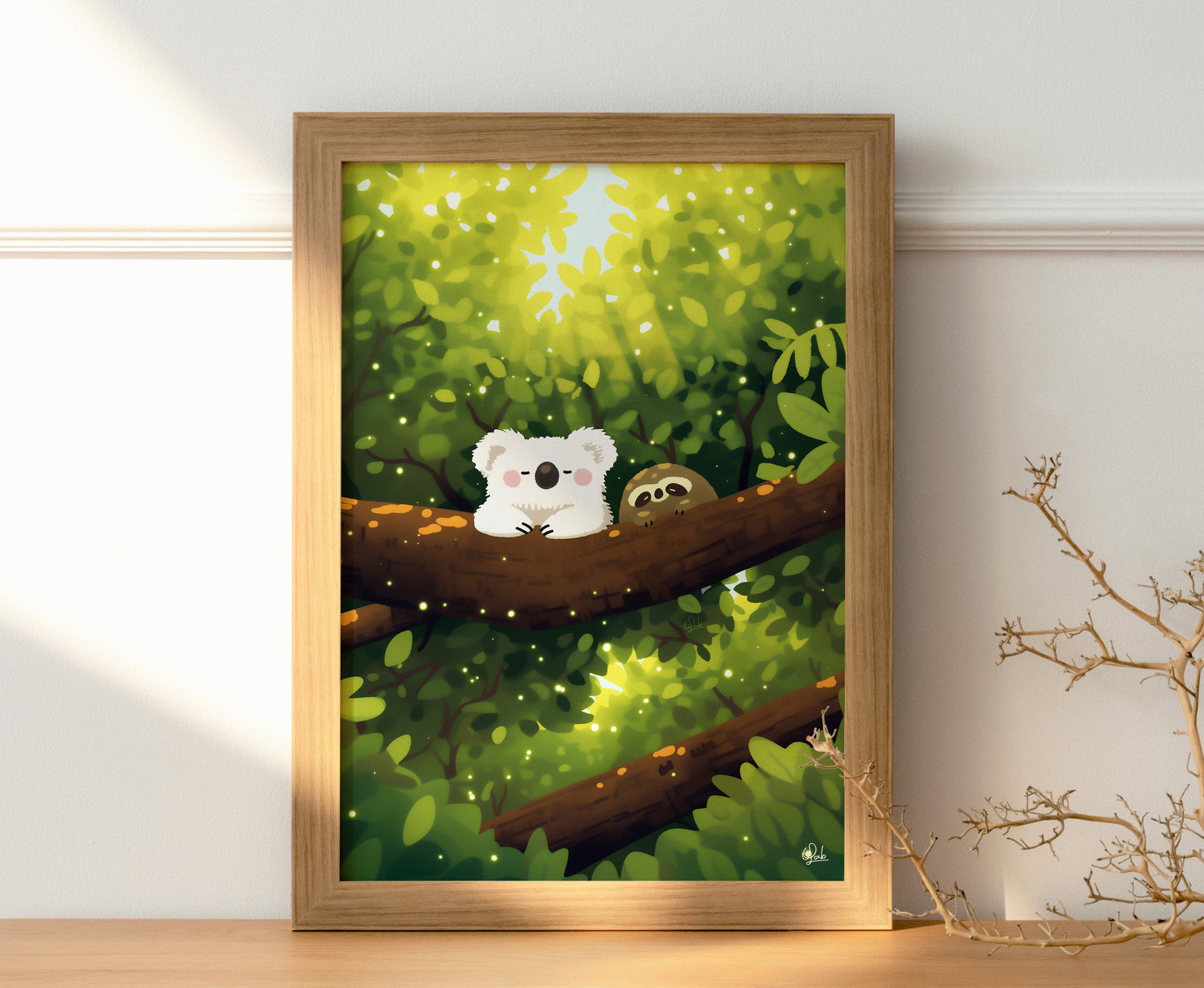 Koala & His Slow and Steady Friend Posters