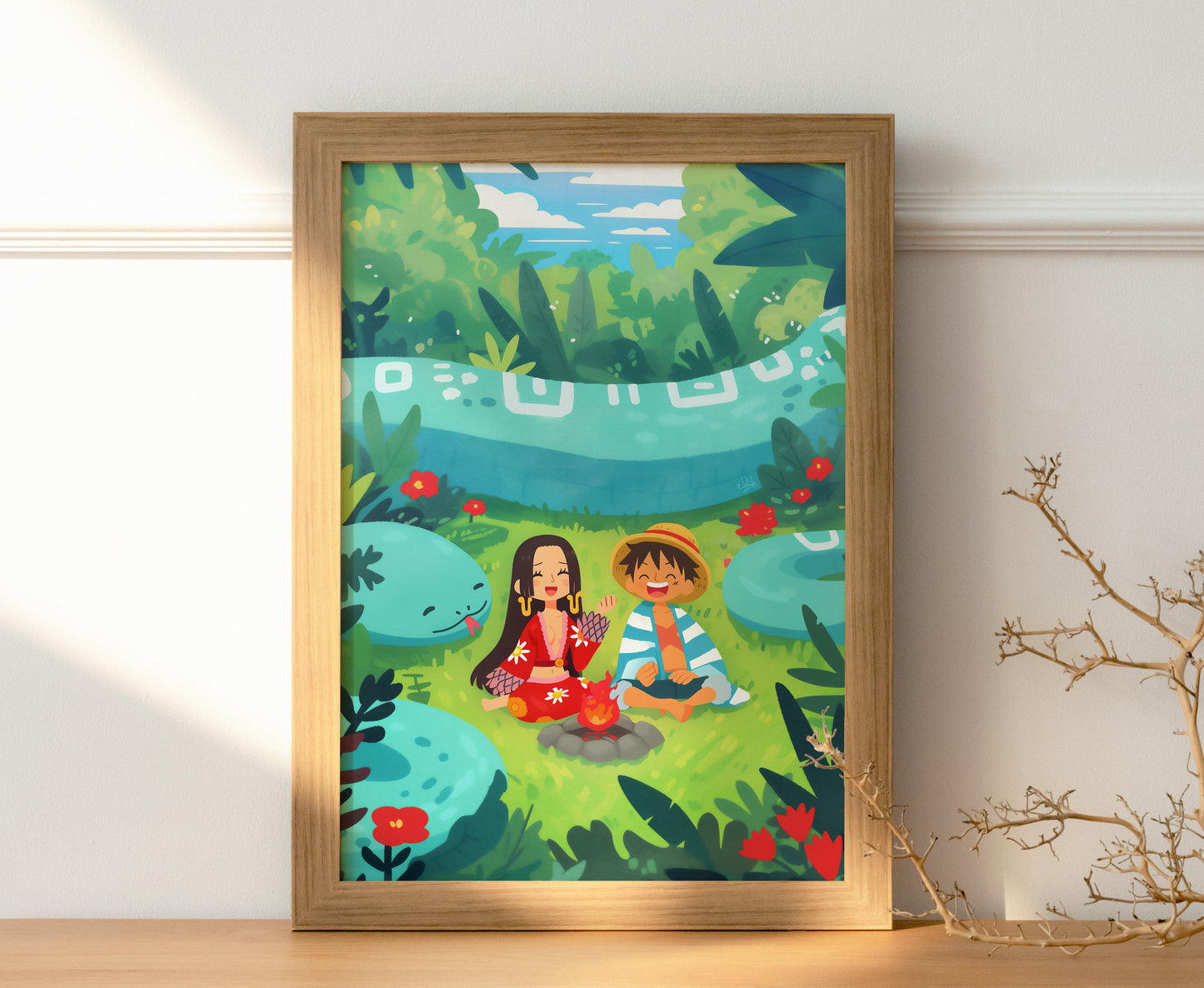Luffy & Boa’s Chill Chat Posters