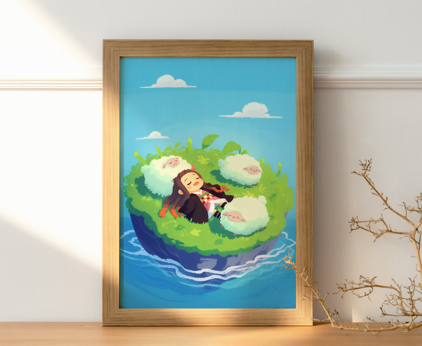 Nezuko’s Sheep-filled Dream Posters
