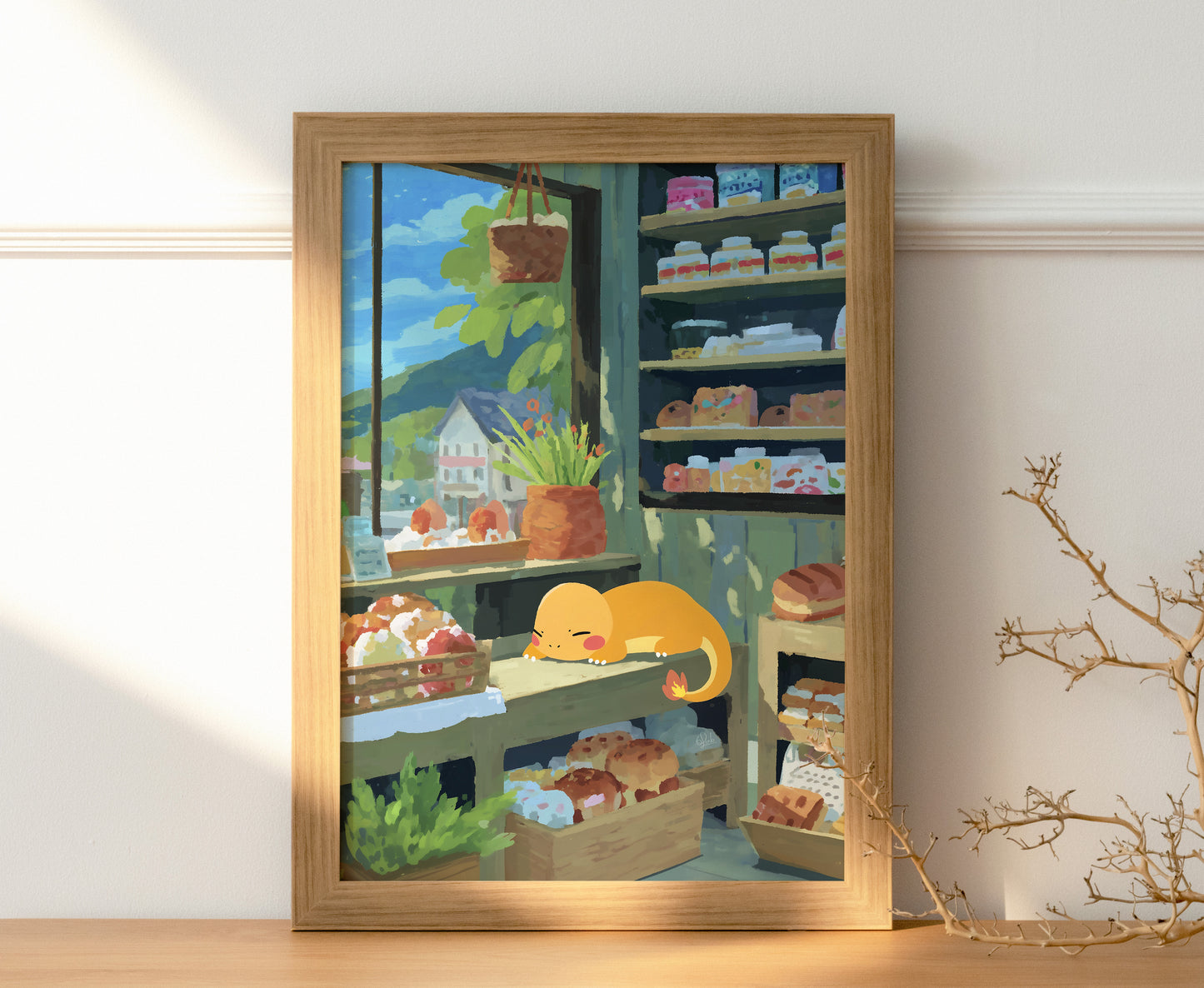 A Rest for the Baker's Charmander Posters