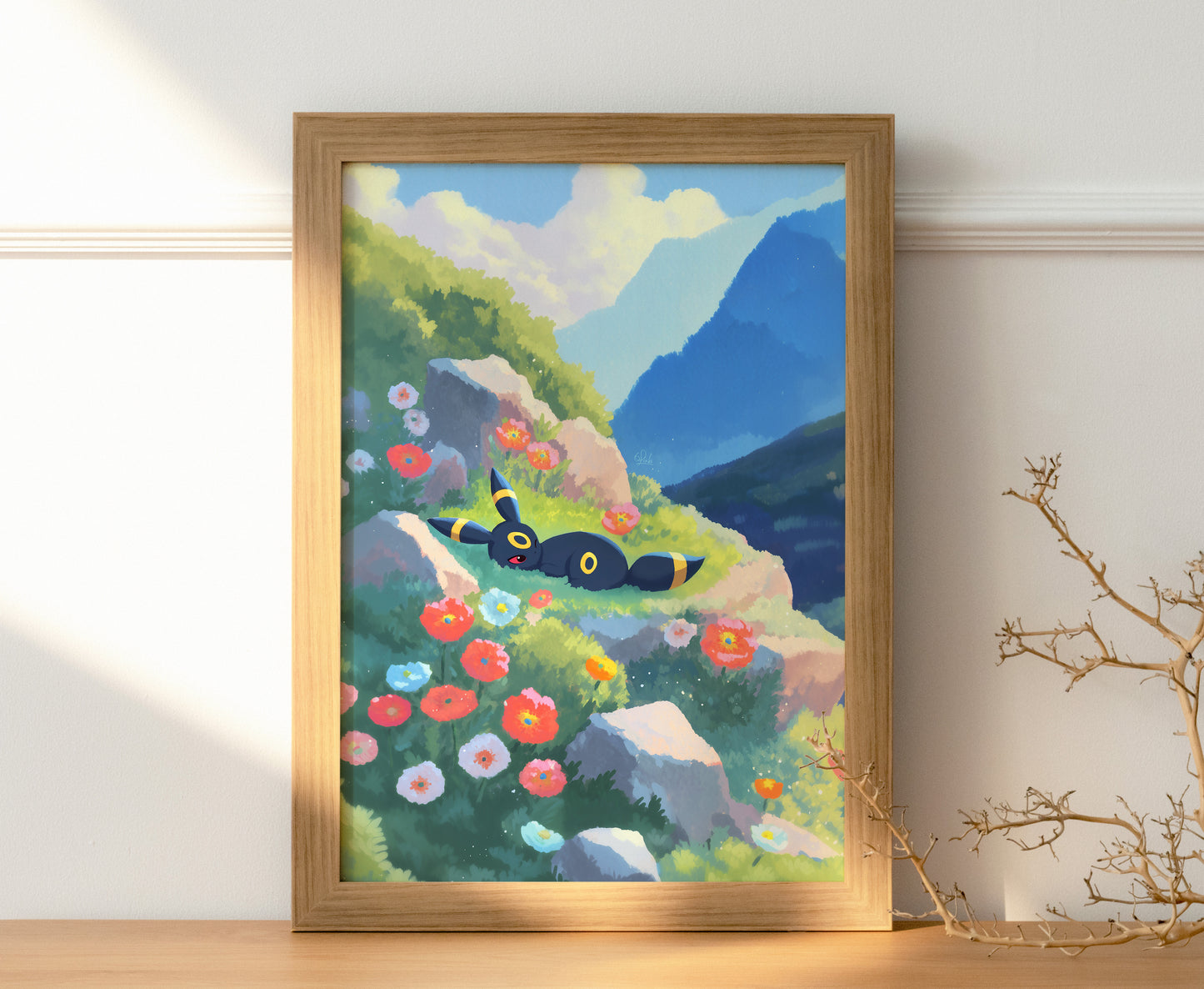 The Sunny Side of Umbreon Posters