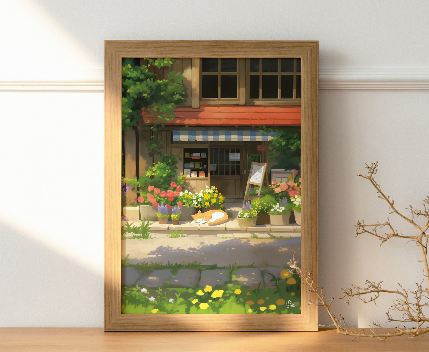 Cat’s Serenity in the Sun Posters
