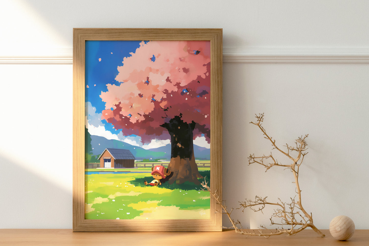 Chopper's Cherry Blossom Dream Poster