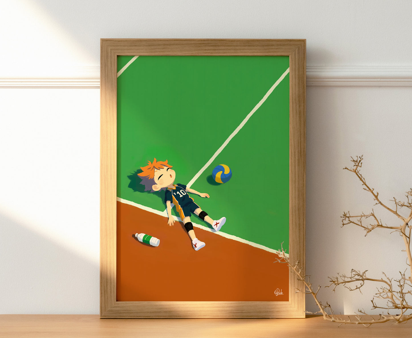 Exhale After a Haikyu!! Volleyball Match Posters