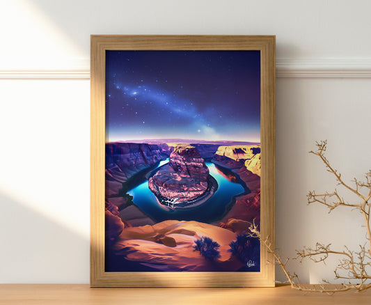 Starry Horseshoe Bend Posters