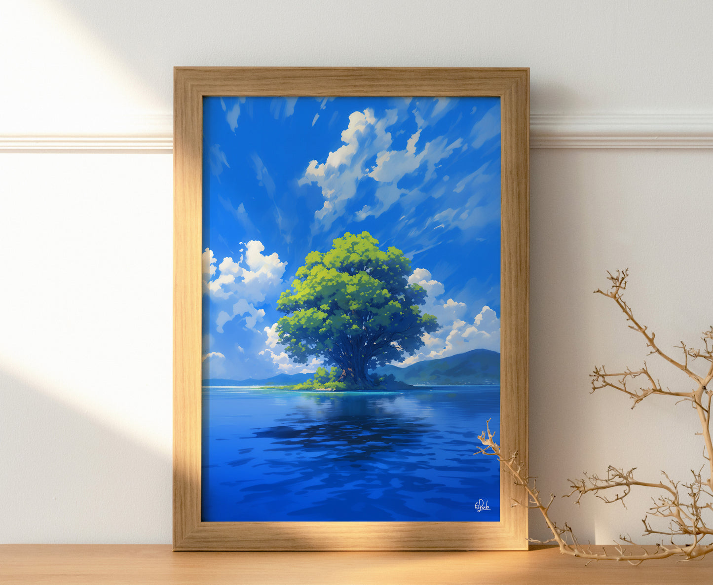 The Tree Where Calmness Grows Posters