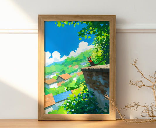 Jiji Surveys the Town Posters