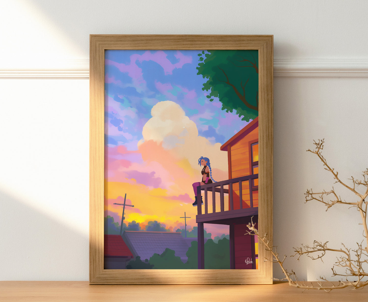 Jinx's LOL Golden Hour Posters