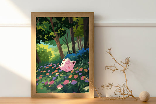 Jigglypuff sings, Jigglypuff Sleeps! Poster