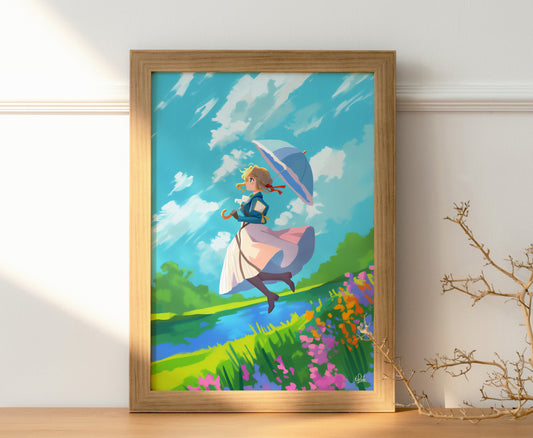 Violet's Lake Scene Posters