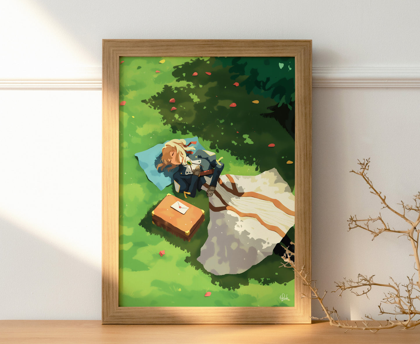 Violet in a Garden, Violet Evergarden Posters