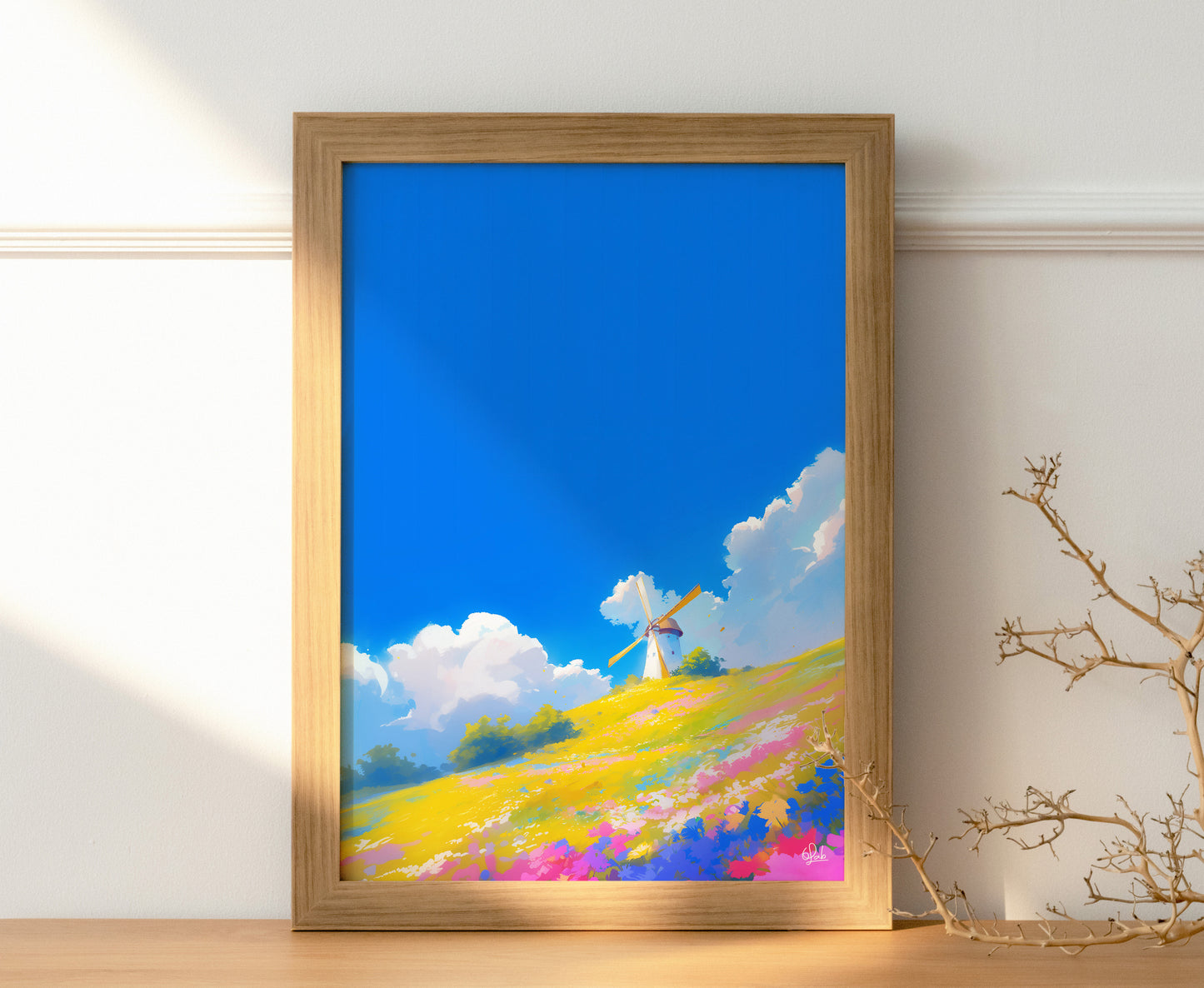 Windmill in the Breeze Posters