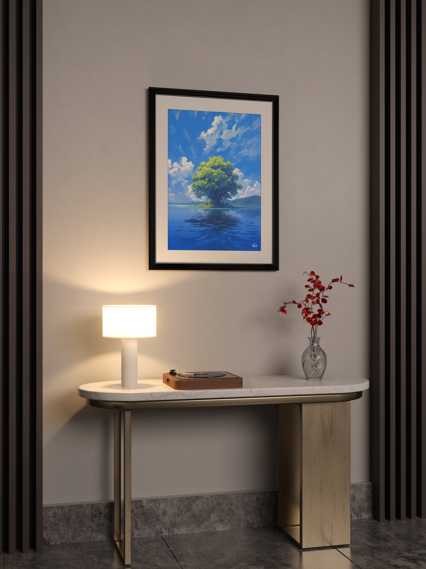 The Tree Where Calmness Grows Posters