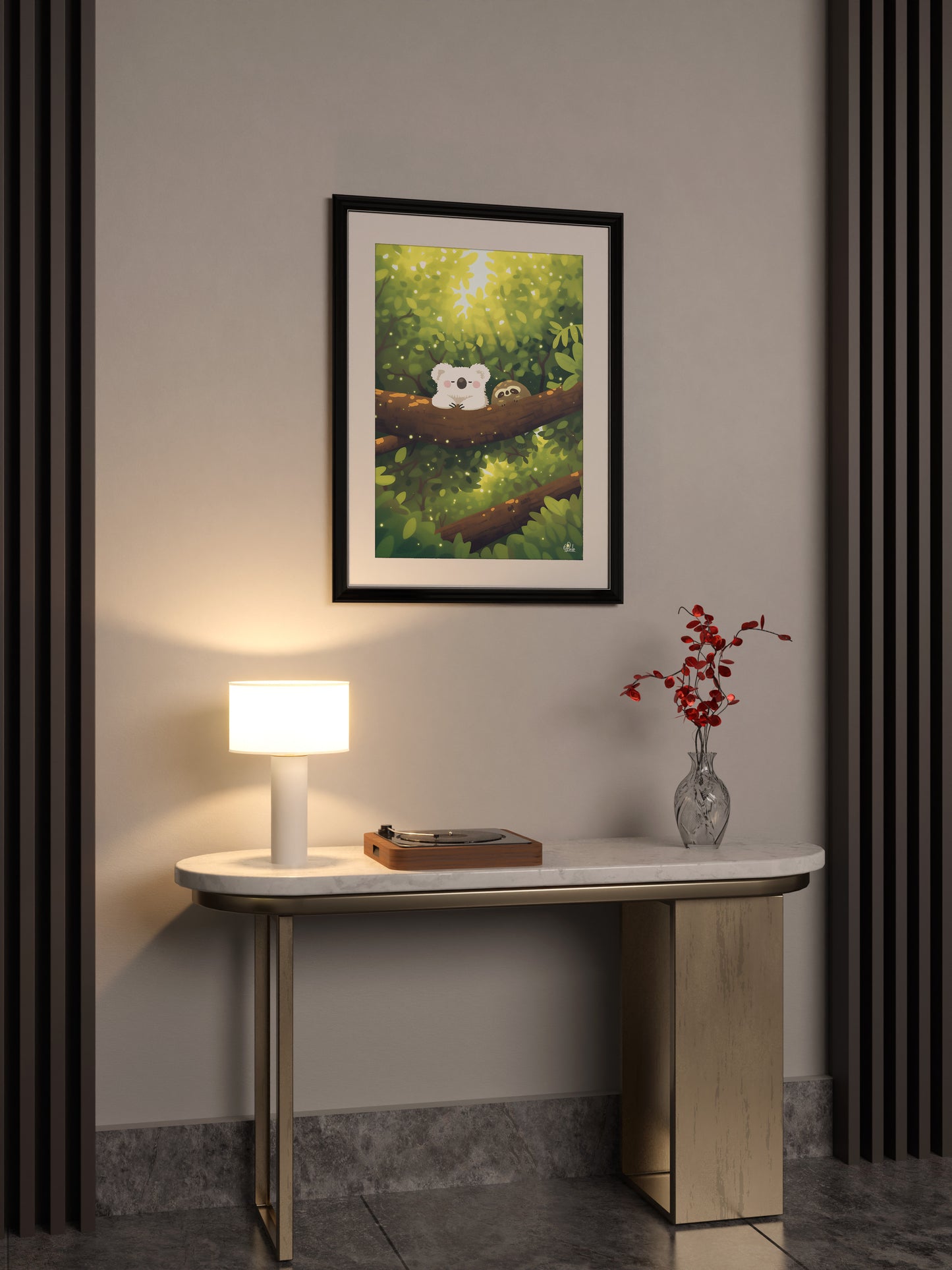 Koala & His Slow and Steady Friend Posters