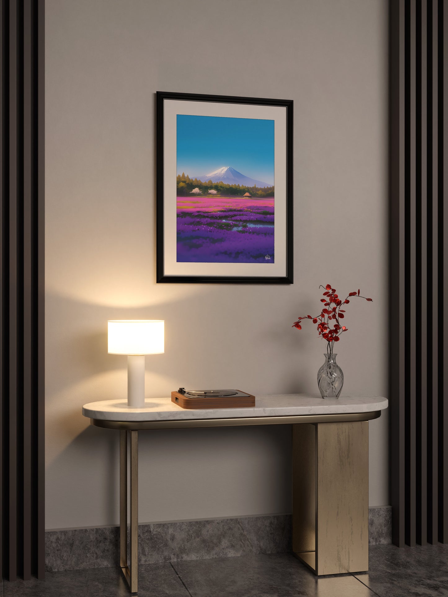 Mt.Fuji Lavender Dreams Posters