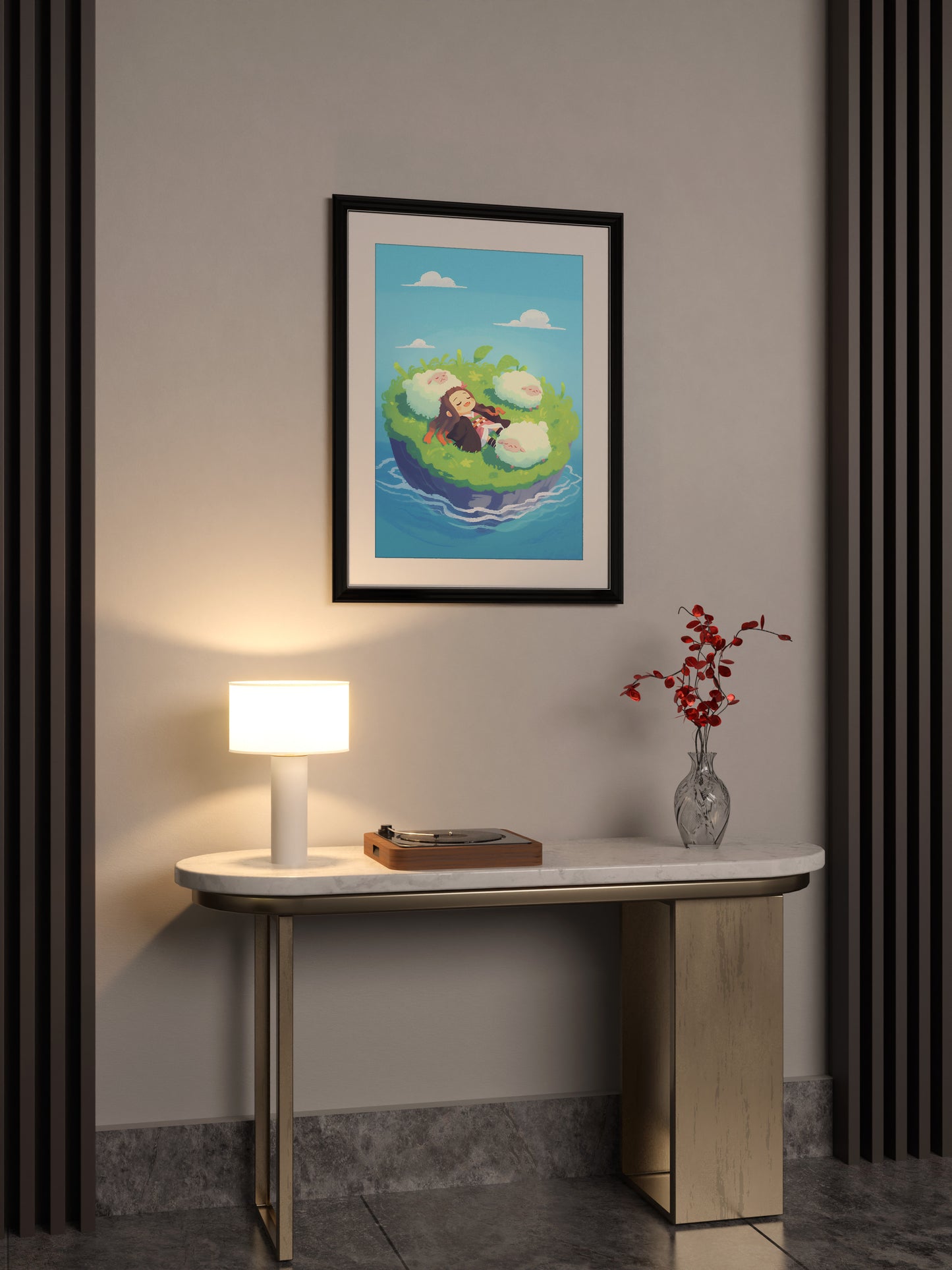 Nezuko’s Sheep-filled Dream Posters