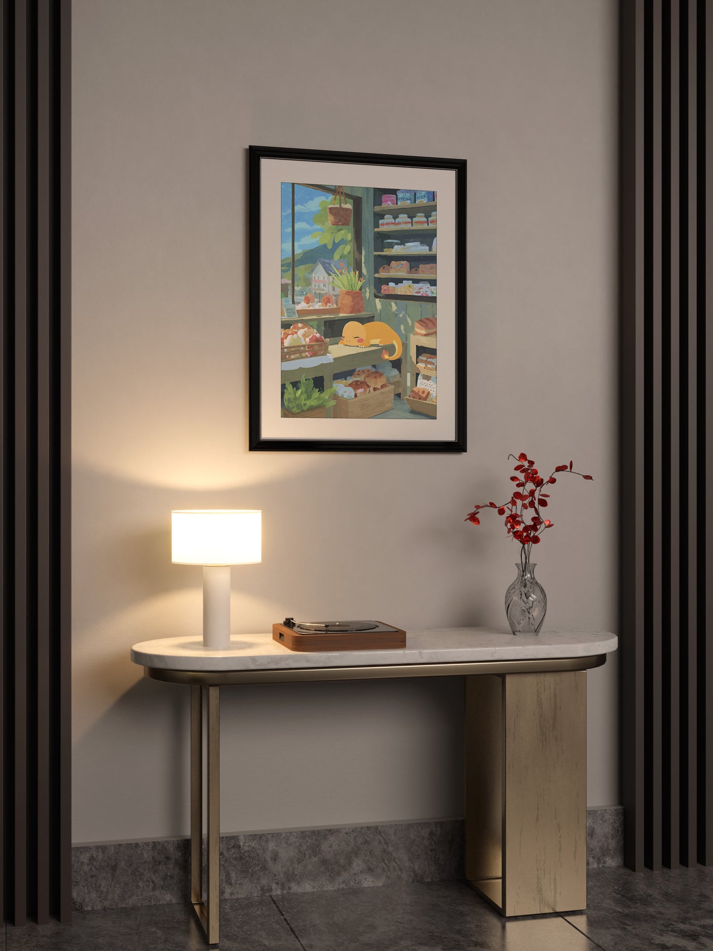 A Rest for the Baker's Charmander Posters