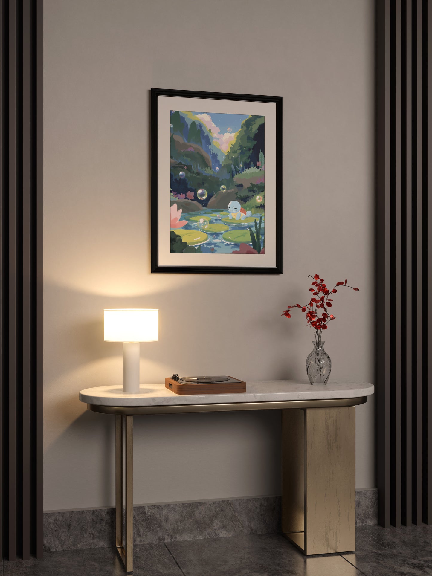 Squirtle's Floating Rest Stop Posters