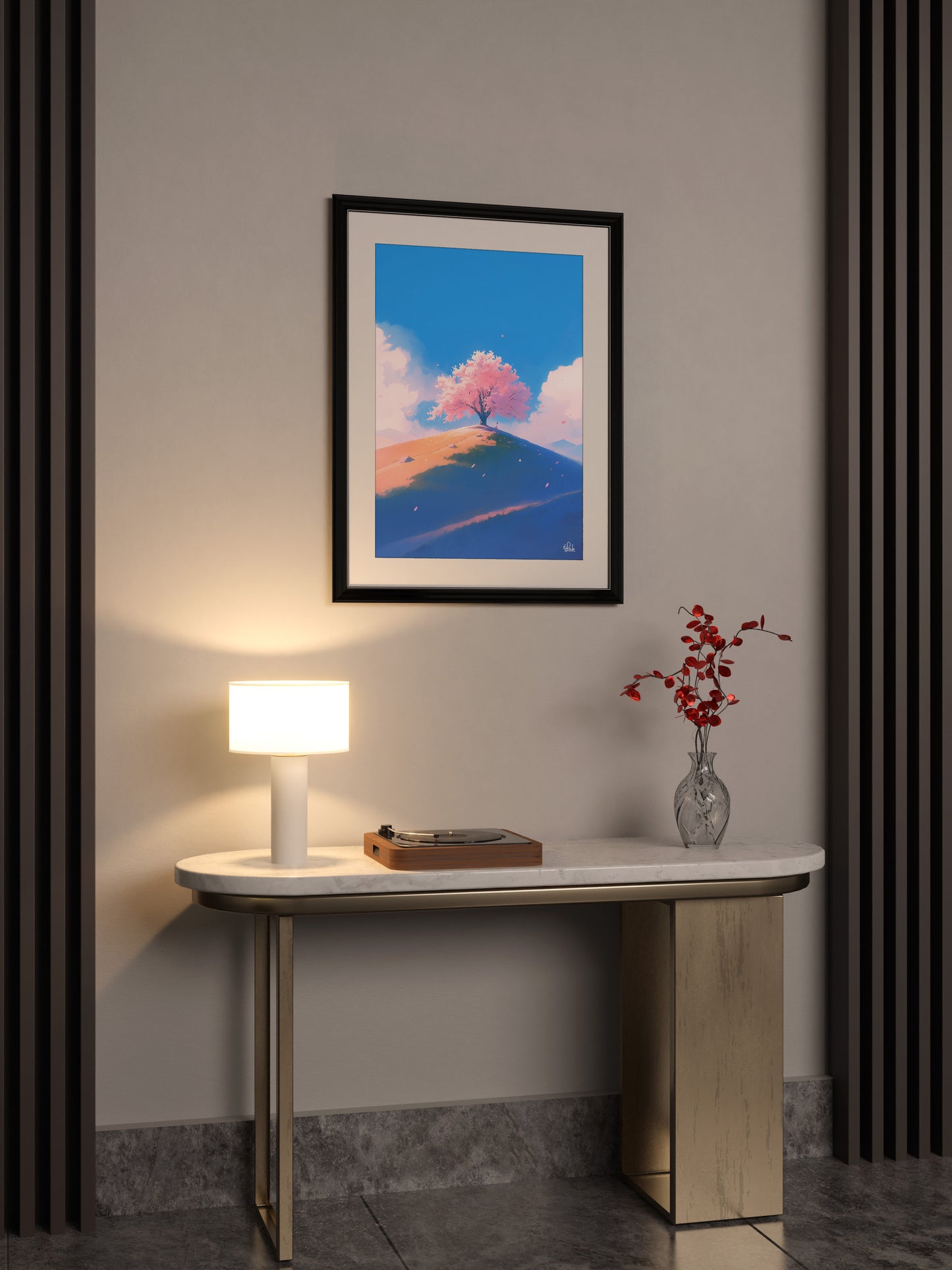 A Canopy of Cherry Blossoms Posters