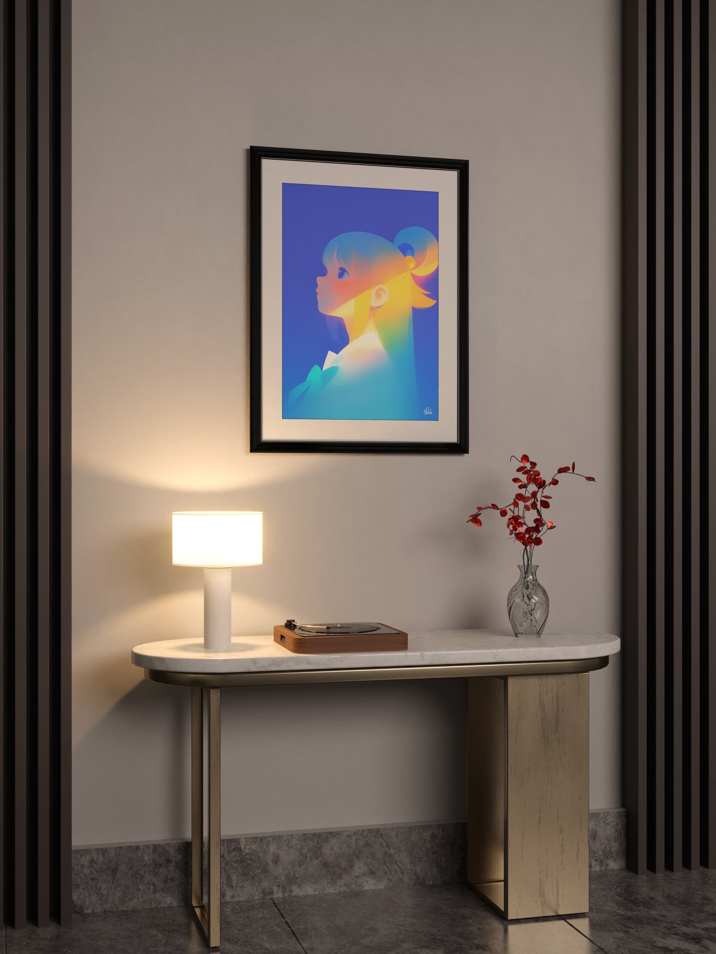 Aqua’s Divine Moment in KonoSuba Posters