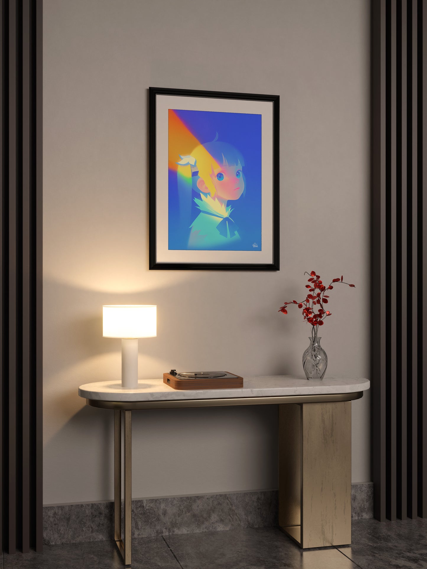 Hestia’s Radiance in DanMachi Posters