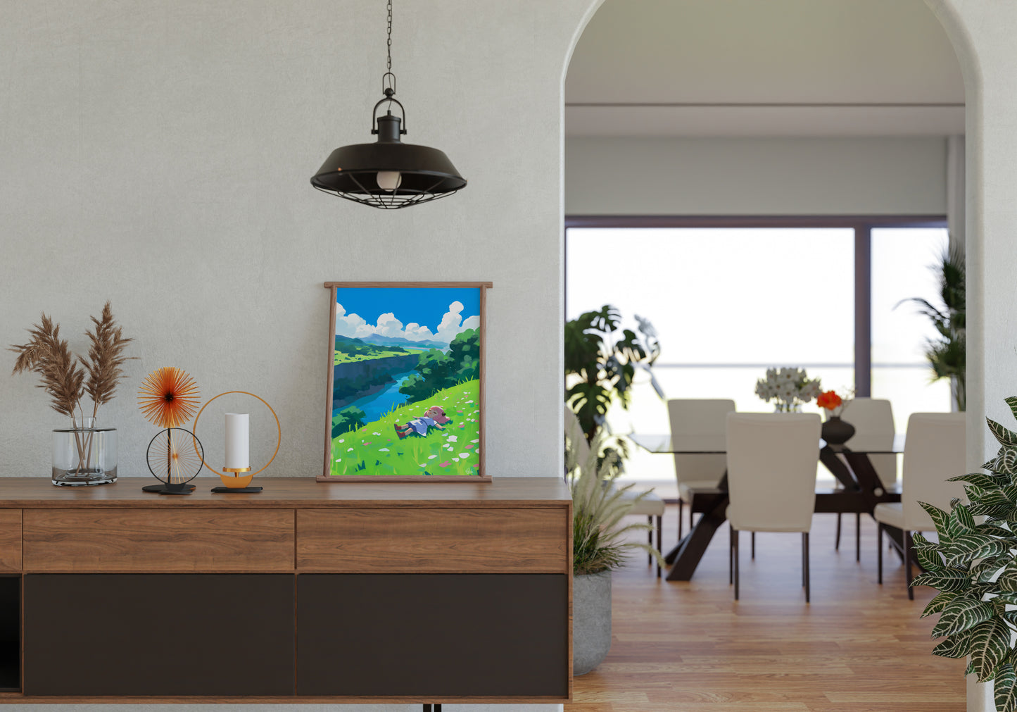 Grassland Slumber of Anya Posters