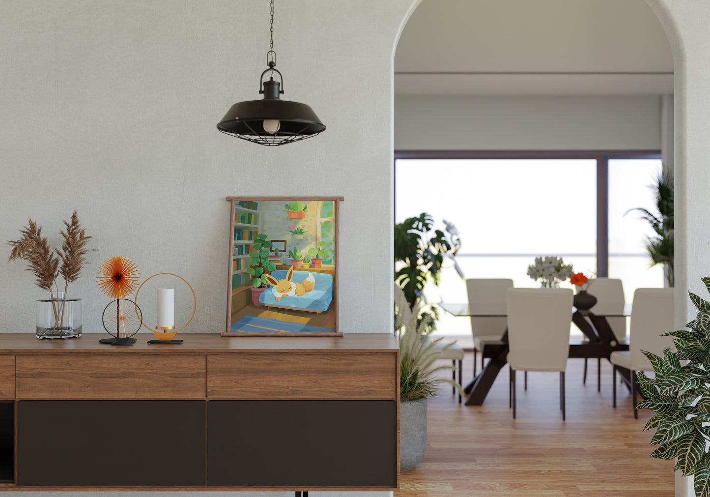 Eevee and the Golden Afternoon Nap Posters