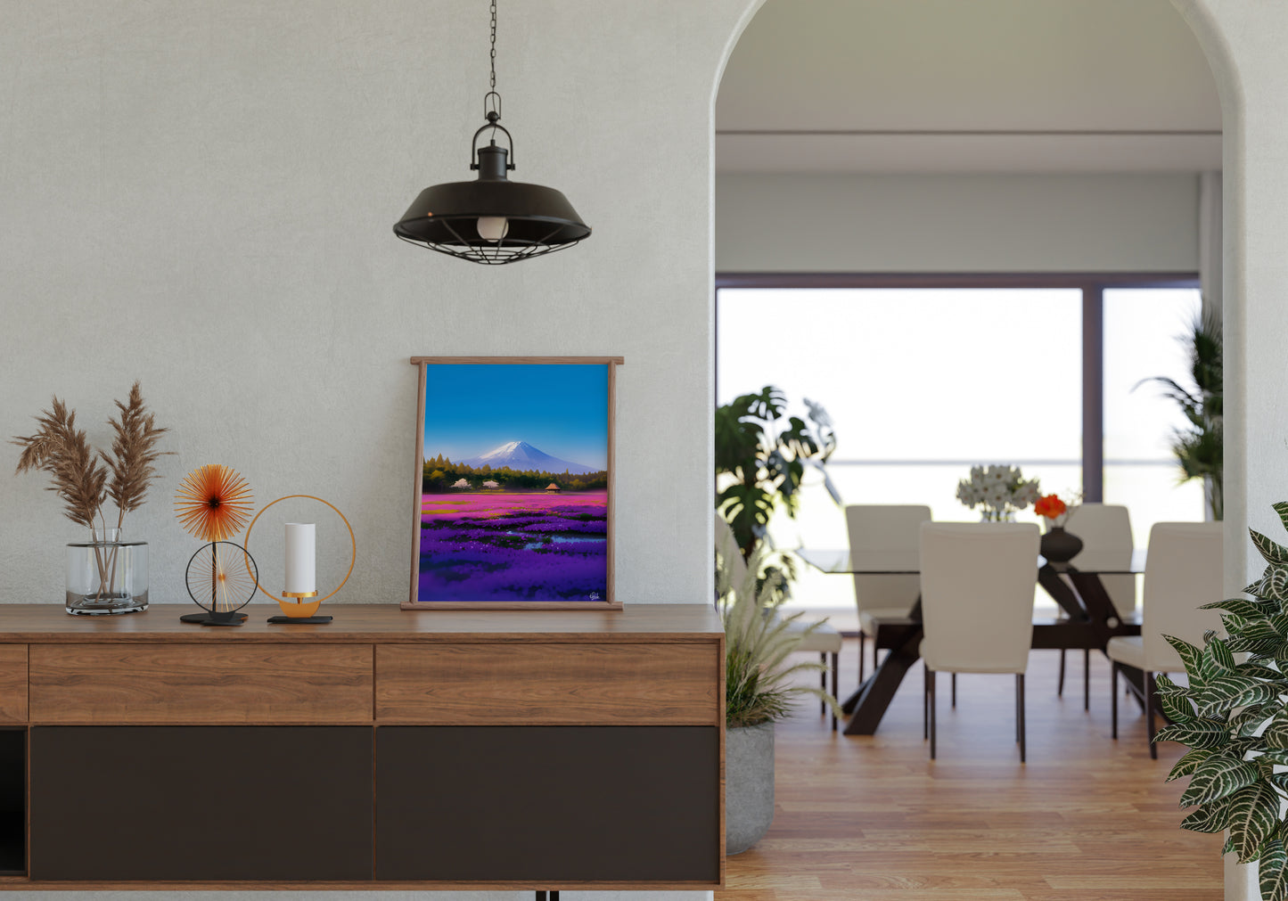 Mt.Fuji Lavender Dreams Posters